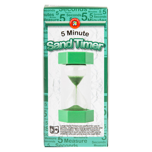 Learning Can Be Fun Sand Timer Large 5 Minute
