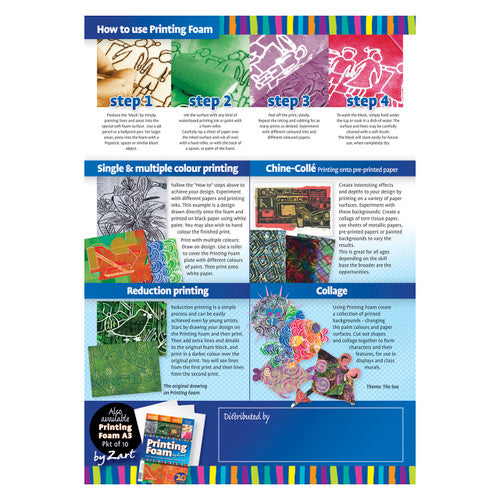 Creative School Supply Printing Foam A4 Pack of 15