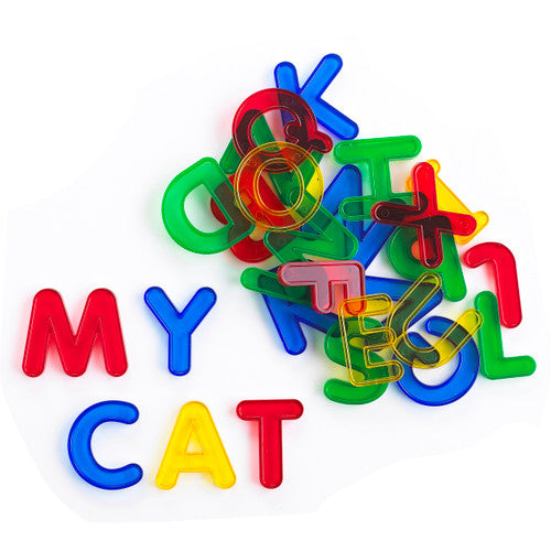 Learning Can Be Fun Transparent Letters Set of 26