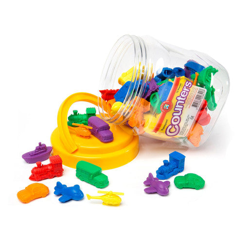 Learning Can Be Fun Counters Transport Jar of 72
