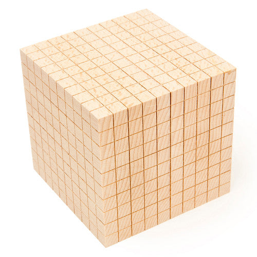 Learning Can Be Fun Wooden Base Ten Set of 121