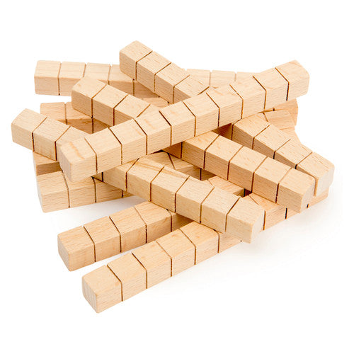 Learning Can Be Fun Wooden Base Ten Set of 121