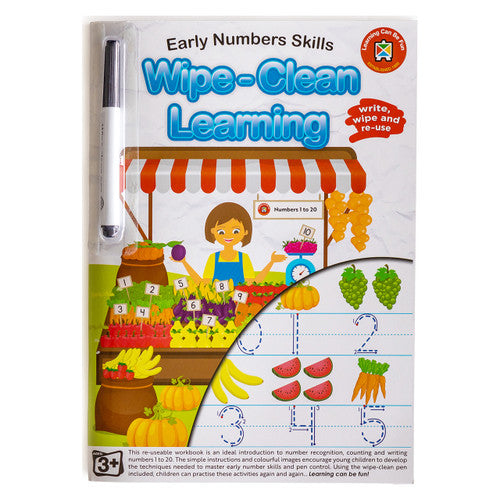 Learning Can Be Fun Wipe-Clean Learning Early Number Skills
