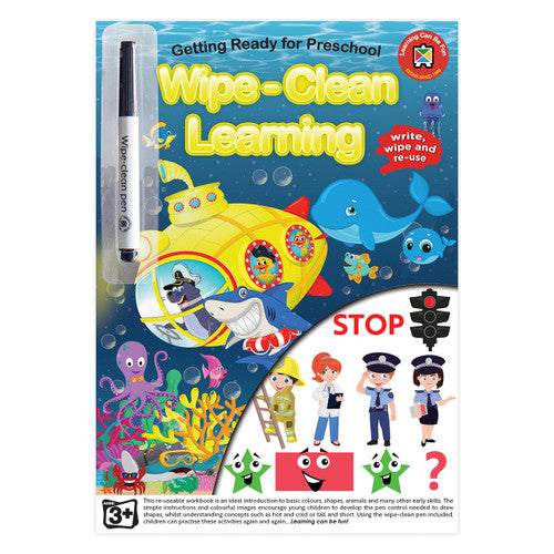 Learning Can Be Fun Wipe-Clean Learning Getting Ready for Pre-School