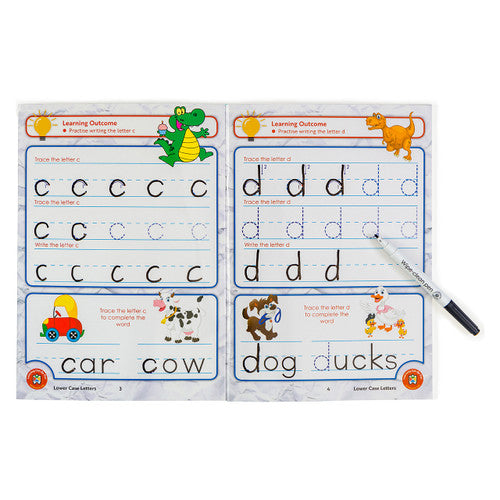 Learning Can Be Fun Wipe-Clean Learning Lower Case Letters