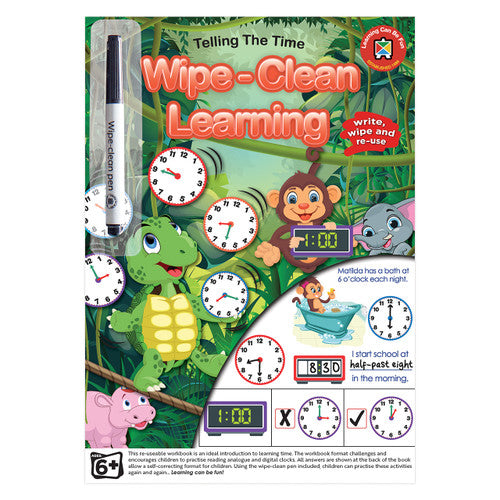 Learning Can Be Fun Wipe-Clean Learning Telling the Time