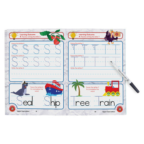 Learning Can Be Fun Wipe-Clean Learning Upper Case Letters