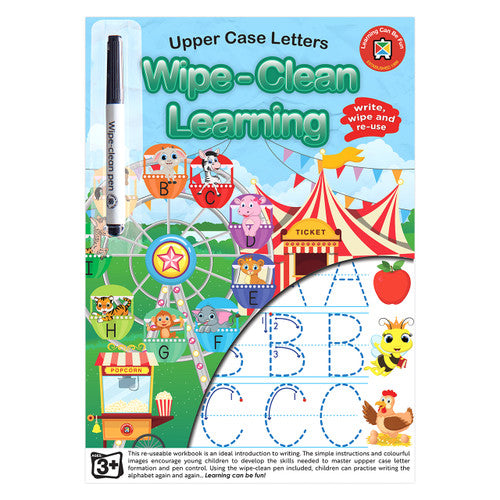 Learning Can Be Fun Wipe-Clean Learning Upper Case Letters