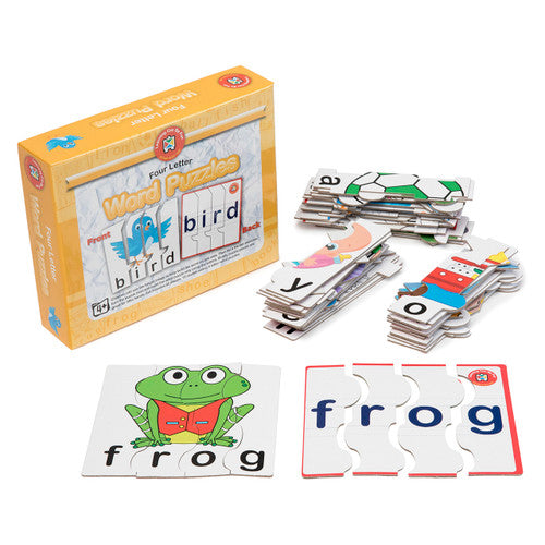 Learning Can Be Fun Word Puzzles Four Letter