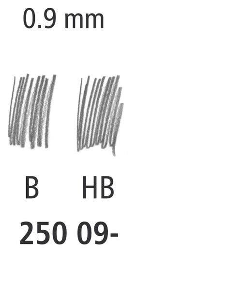 Staedtler Mars Micro Carbon Leads 0.9mm B 250 09-B