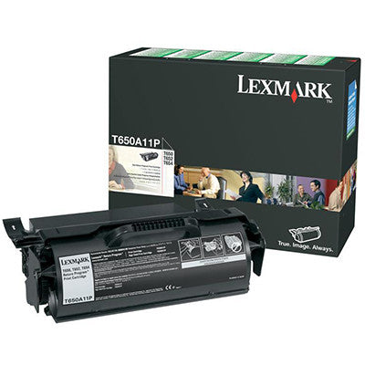 Lexmark T650A11P Black Toner Cartridge 7000 Pages