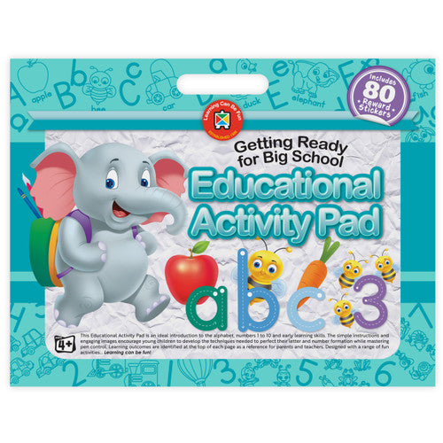 Learning Can Be Fun Big School Educational Activity Pad - image 1