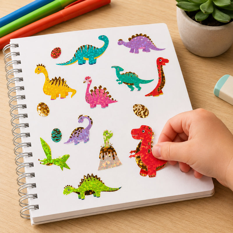 Learning Can Be Fun Dino Adventures Holo Sticker Set of 26 - image 6