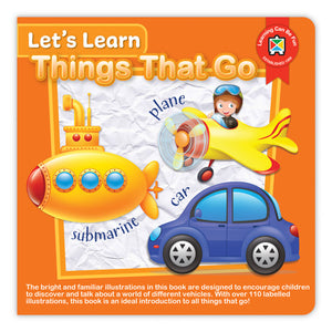 Learning Can Be Fun Let's Learn Things That Go Board Book - image 1