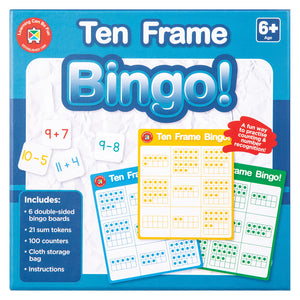 Learning Can Be Fun Ten Frame Bingo Game - image 1
