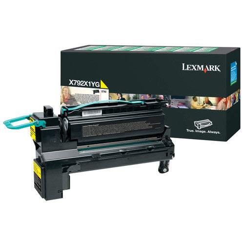 Lexmark X792X1YG Extra High Yield Yellow Toner Cartridge 20000 Pages - image 1