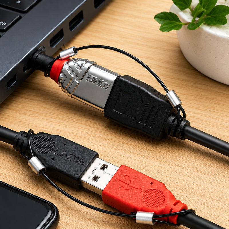 Lindy Cable Adapter Tethers Pack of 4 - image 5