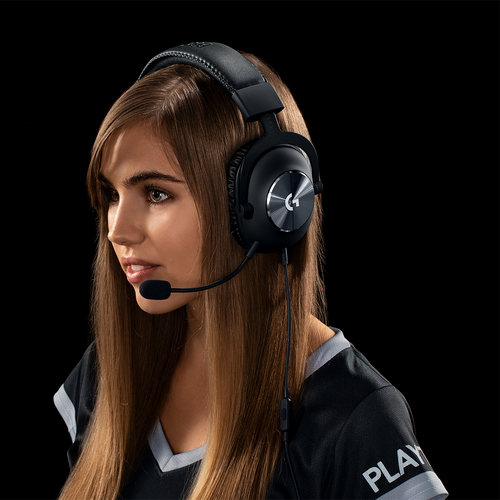 Logitech G Pro X Wired Gaming Headset Black with Blue VO!CE