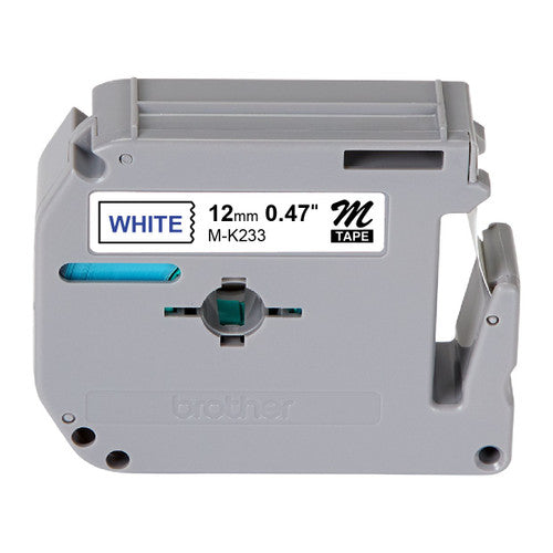 Brother Cassette Thermal Tape MK233 12mm x 8m Blue on White