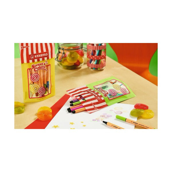 Stabilo Point 88 Mini Fineliner Assorted Colours Wallet of 18
