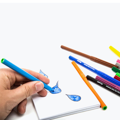 Micador Dry Safe Markers Assorted Wallet of 12