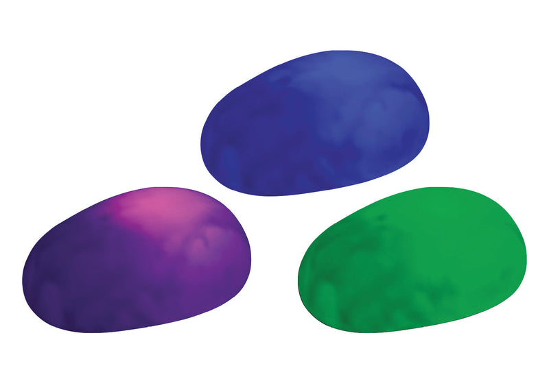 Colour Changing LED Pebbles Set of 3 Six Colour Cycle-1