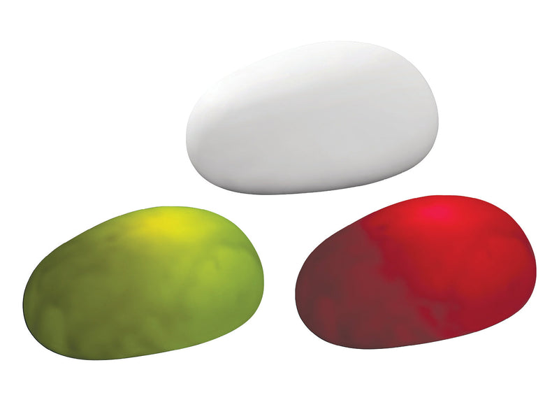 Colour Changing LED Pebbles Set of 3 Six Colour Cycle-2