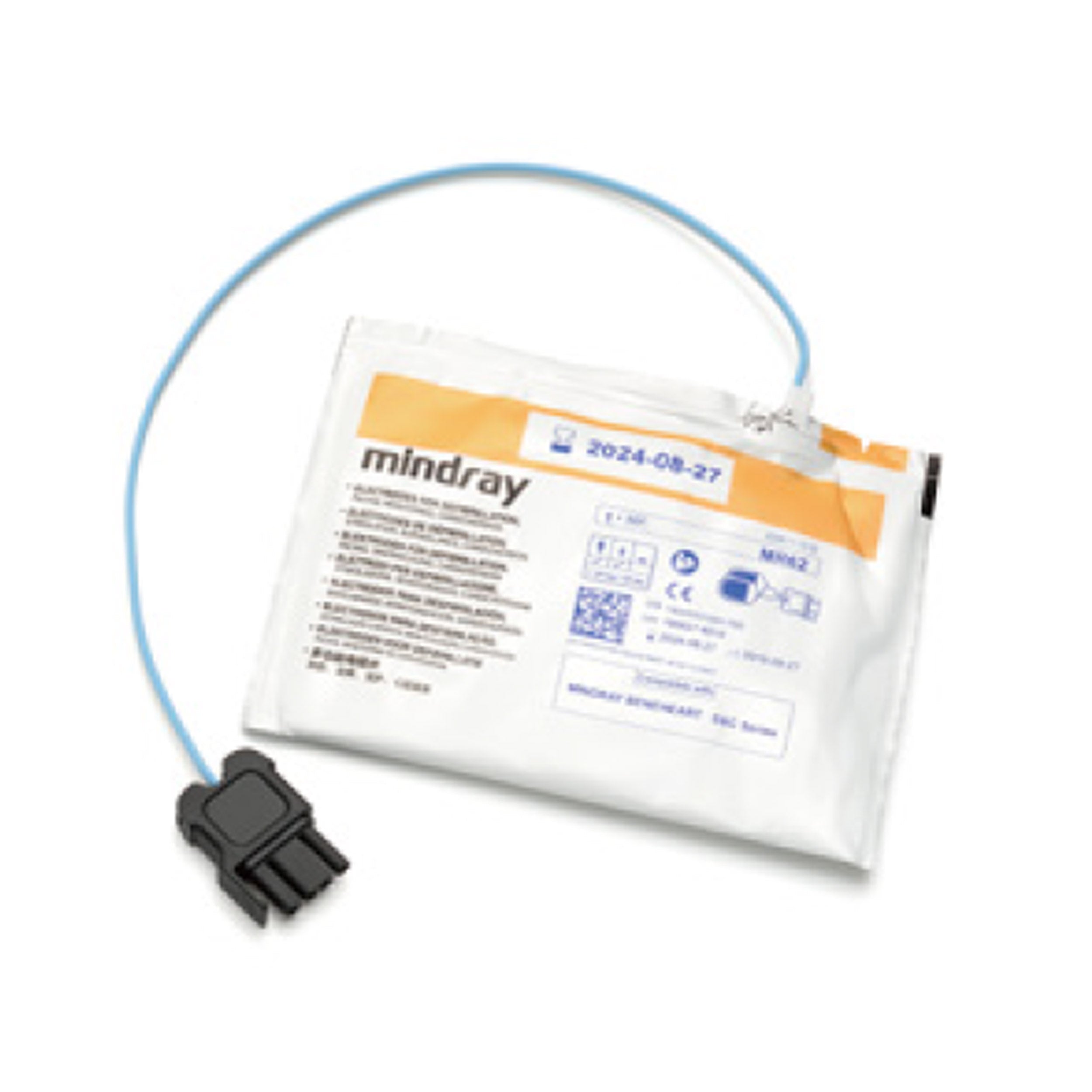 MINDRAY C-Series Replacement Pads II showing single-use adult AED electrode pads for MINDRAY C-Series defibrillator consumable restocking