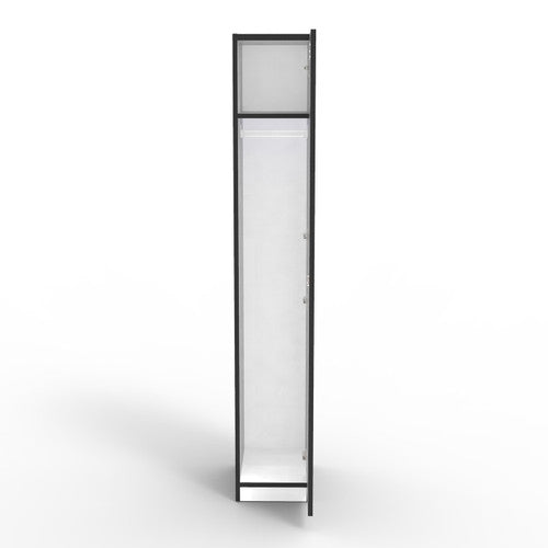 Rapidline Rapid Infinity 1 Door Melamine Locker Natural White / Black