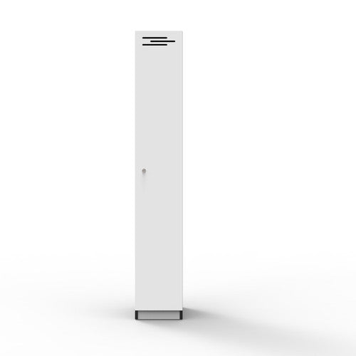 Rapidline Rapid Infinity 1 Door Melamine Locker Natural White / Black