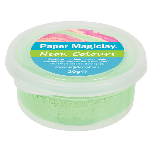 Creative School Supply Paper Magiclay Neon Colours 240g Pack of 12