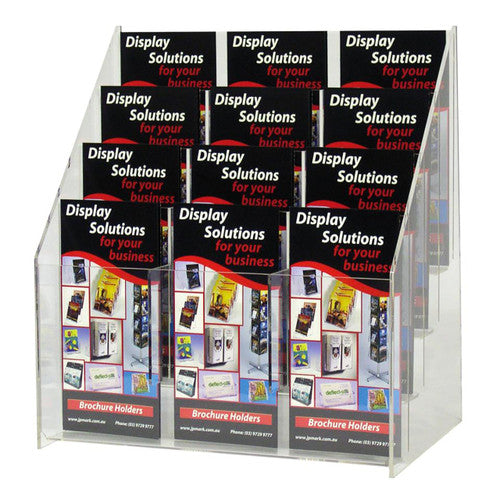 Deflecto 12 Pocket 3 Tier Brochure Holder DL