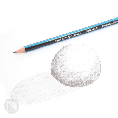 Micador Graphite Junior Triangular Pencils FSC 100% 2B Box of 20