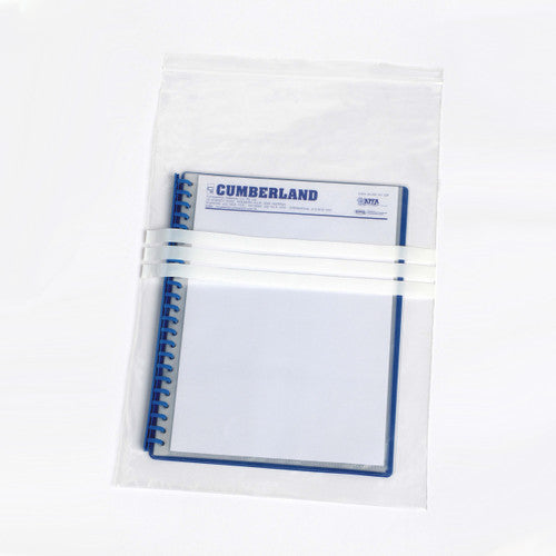 Press Seal Plastic Bags Write On 90 x 150mm 50 Micron Pack 100