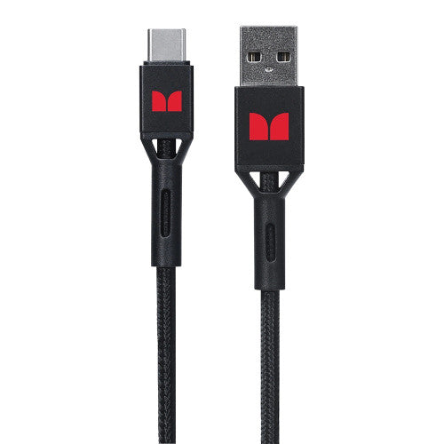 Monster USB-C to USB-A Braided Cable 1.2m Black