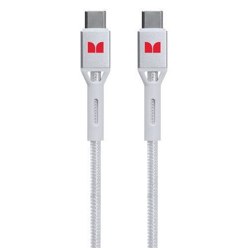 Monster USB-C to USB-C Braided Cable 2m White