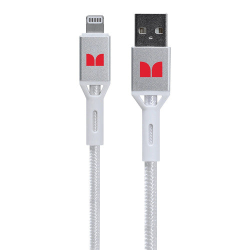 Monster Lightning to USB-A Braided Cable 2m White