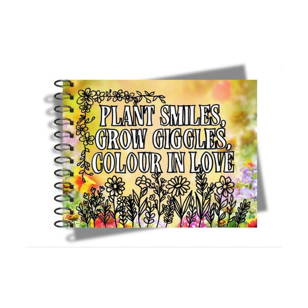 Posca PC-3M Paint Marker Pen Bullet Fine with Adult Blooming Garden Colouring Book