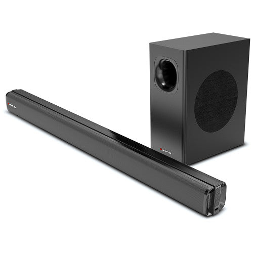 Monster 2.1 Channel 80W Soundbar with Wireless Subwoofer