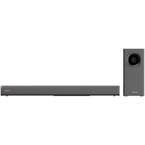 Monster 2.1 Channel 80W Soundbar with Wireless Subwoofer