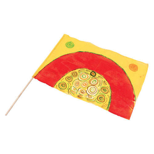 Creative School Supply Pre-Cut Calico Flags Pack of 10