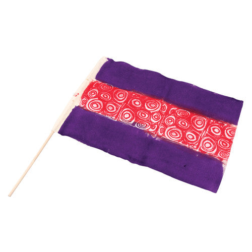 Creative School Supply Pre-Cut Calico Flags Pack of 10