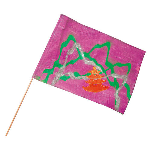 Creative School Supply Pre-Cut Calico Flags Pack of 10