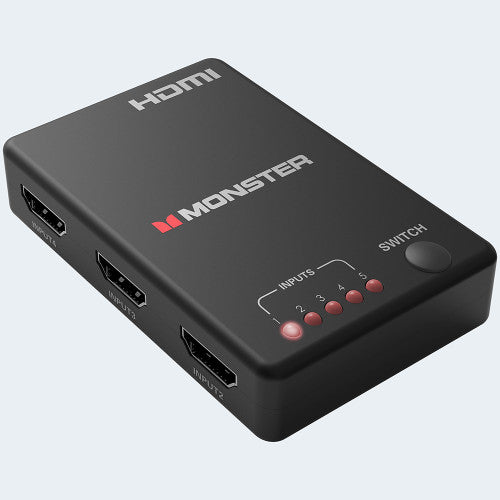 Monster 5 Way HDMI Switch with Remote