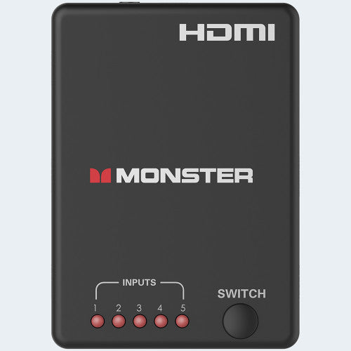 Monster 5 Way HDMI Switch with Remote