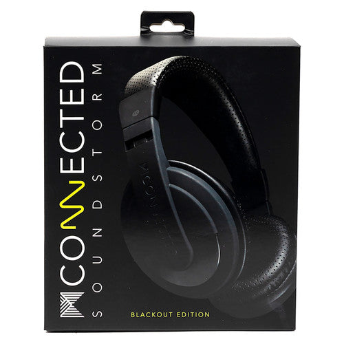Mconnected SoundStorm Headphones Blackout Black