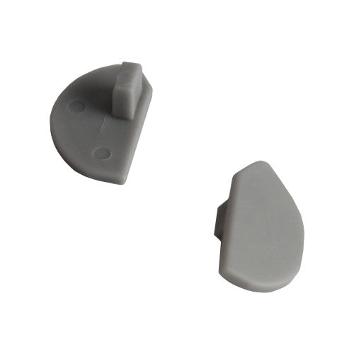 Manhattan Snap Frame Poster Hanger End Cap Set of 2, front product view