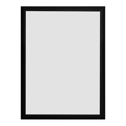 Manhattan Wall Mounted Standard Snap Frame Black A2, front product view
