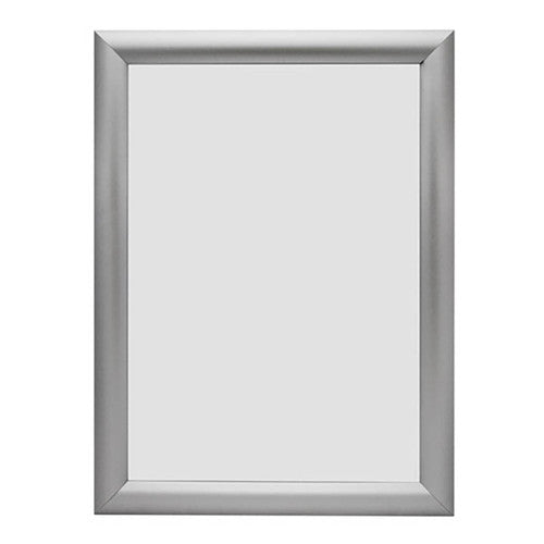 Manhattan Wall Mounted Standard Snap Frame Silver A5, front product view