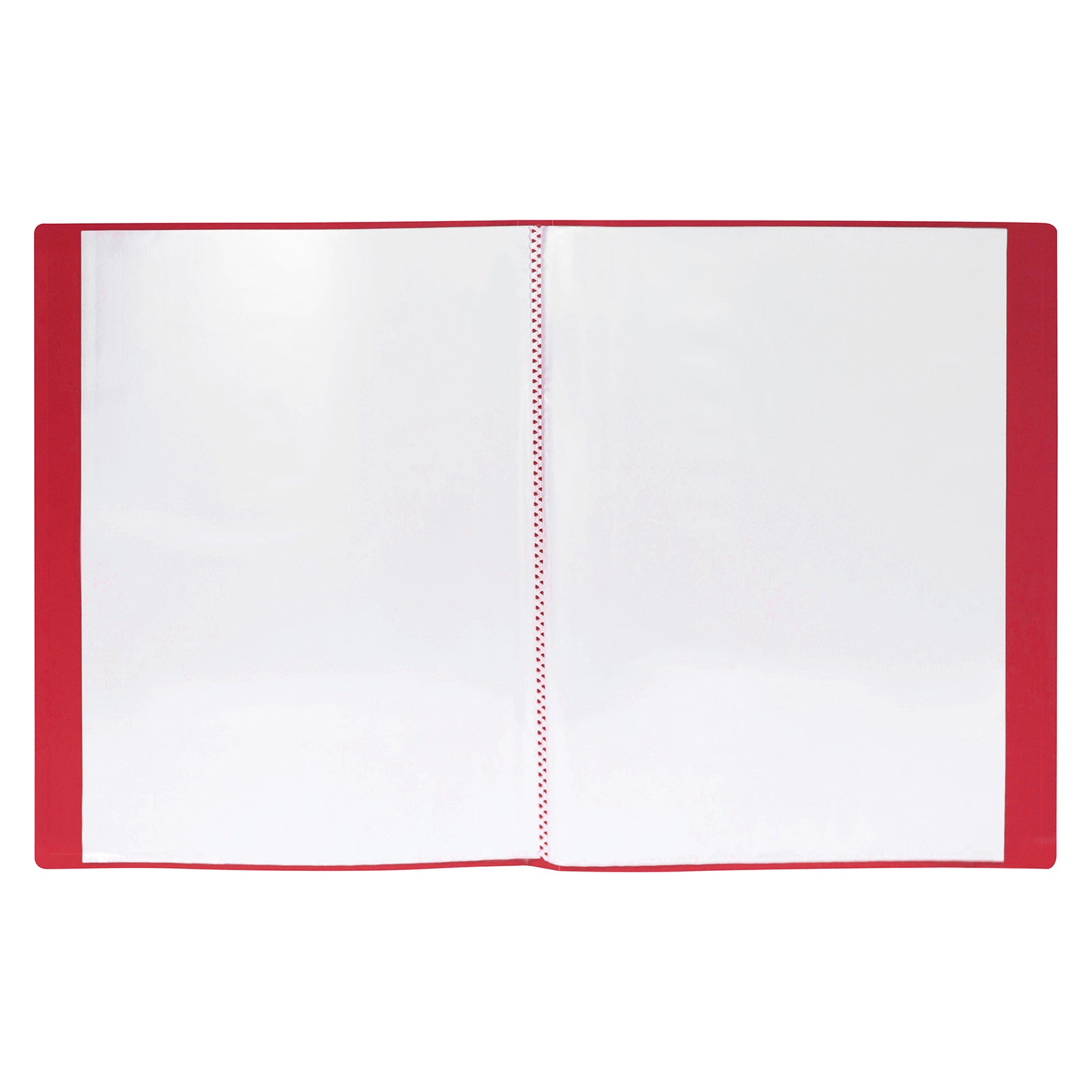 Marbig A4 20-Pocket Fixed Display Book Red Pack of 10 - image 4